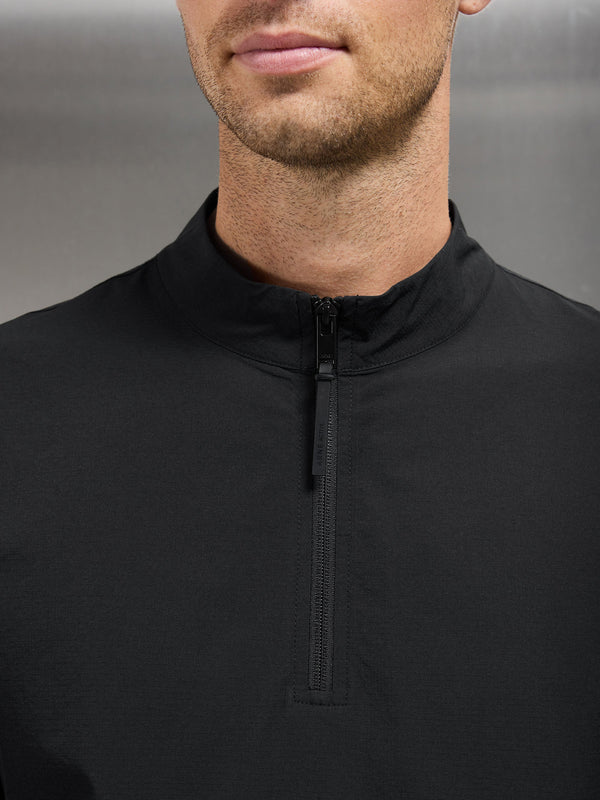 Active Technical Half Zip in Black