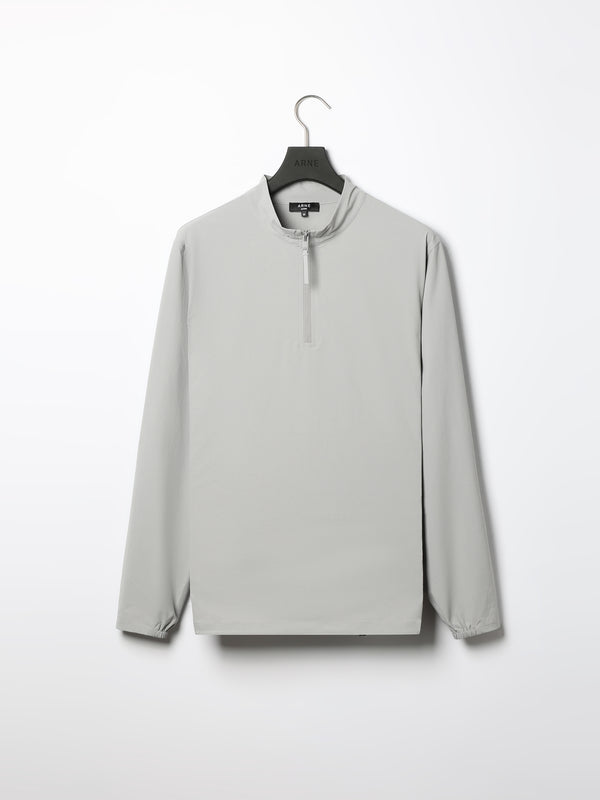 Active Technical Half Zip in Mid Grey