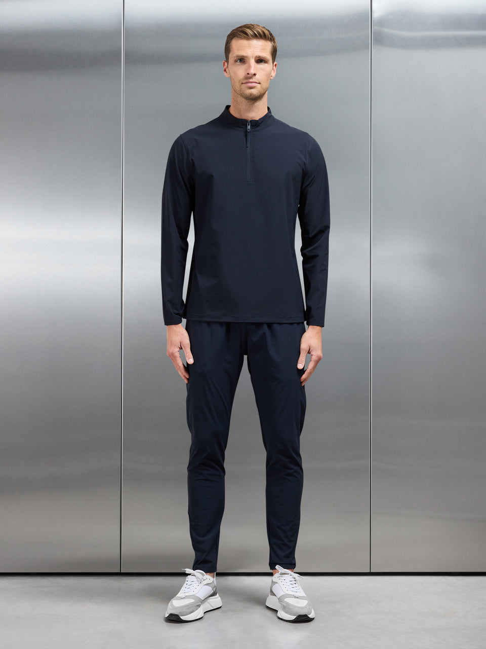 Active Technical Half Zip in Navy