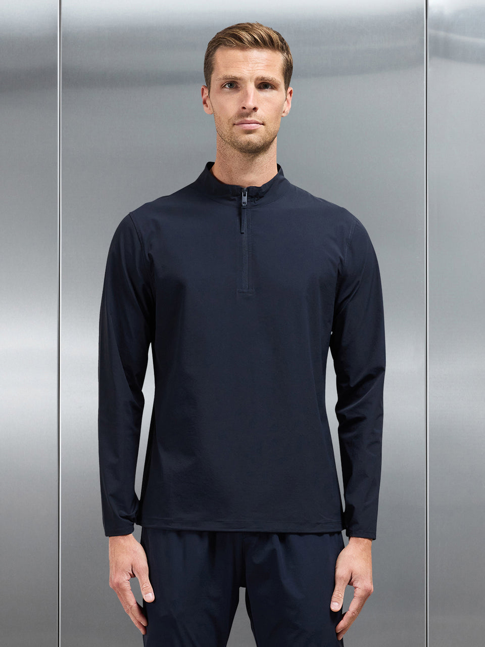 Active Technical Half Zip in Navy