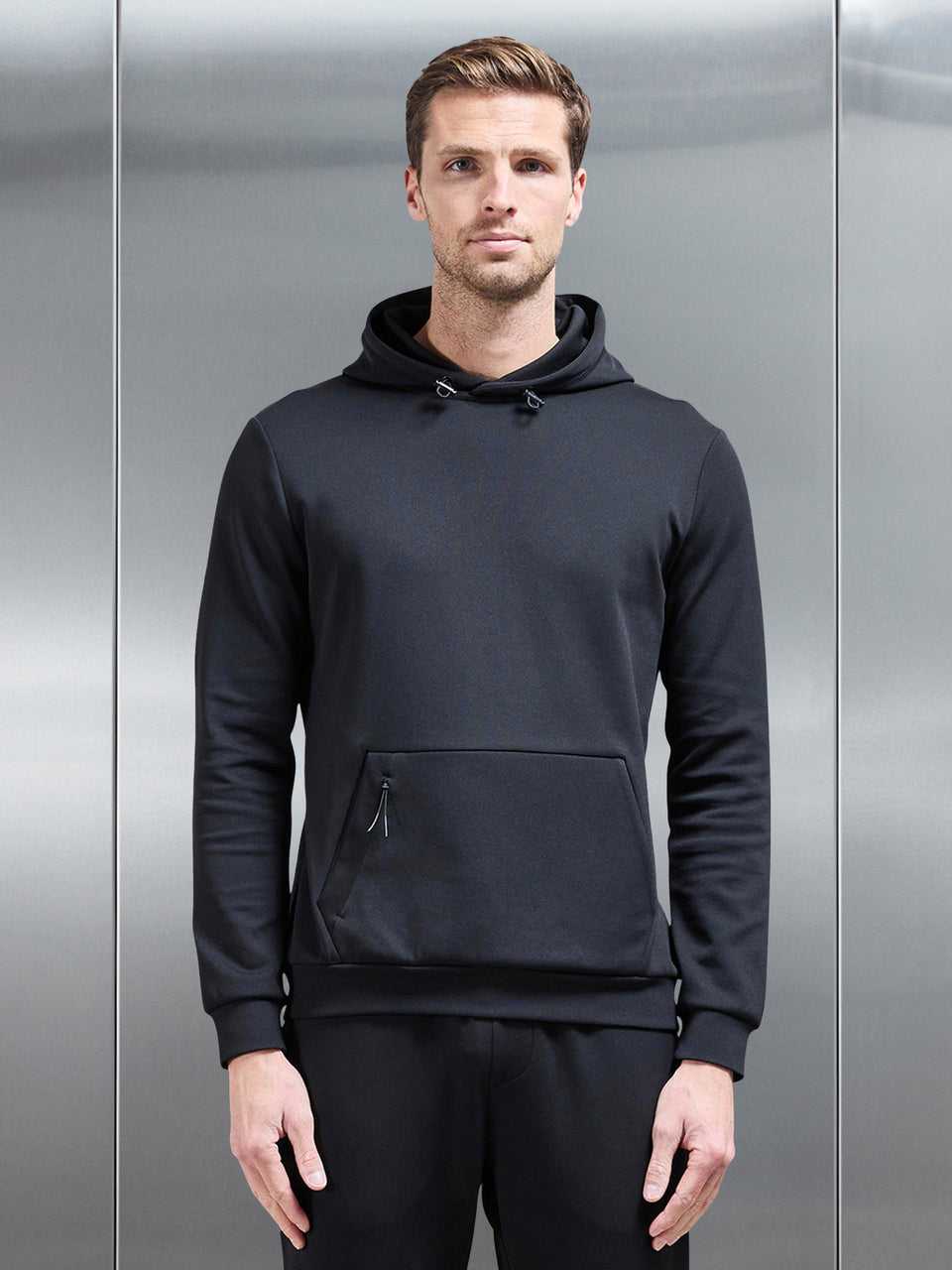 Active Technical Hoodie in Black