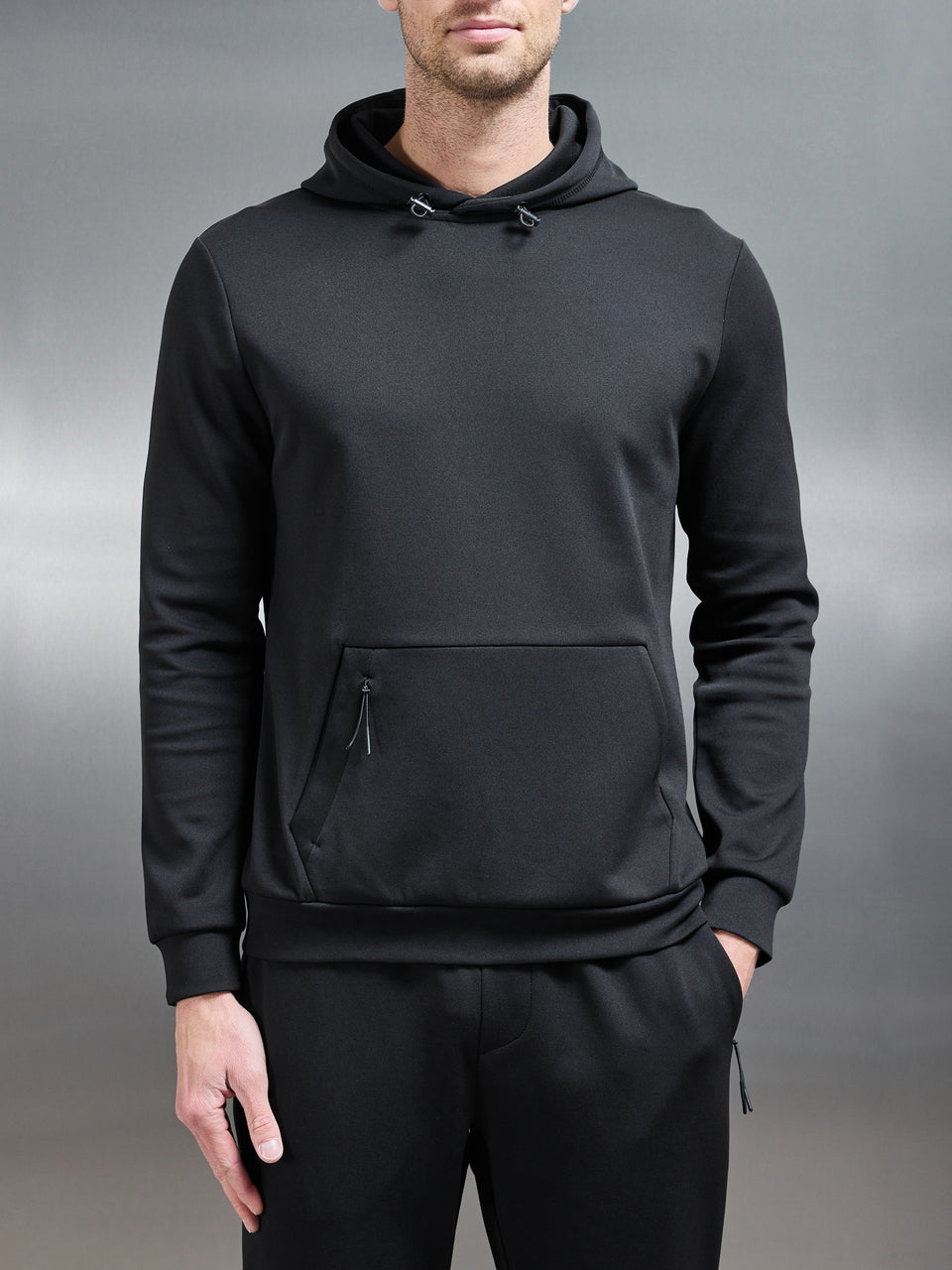 Active Technical Hoodie in Black