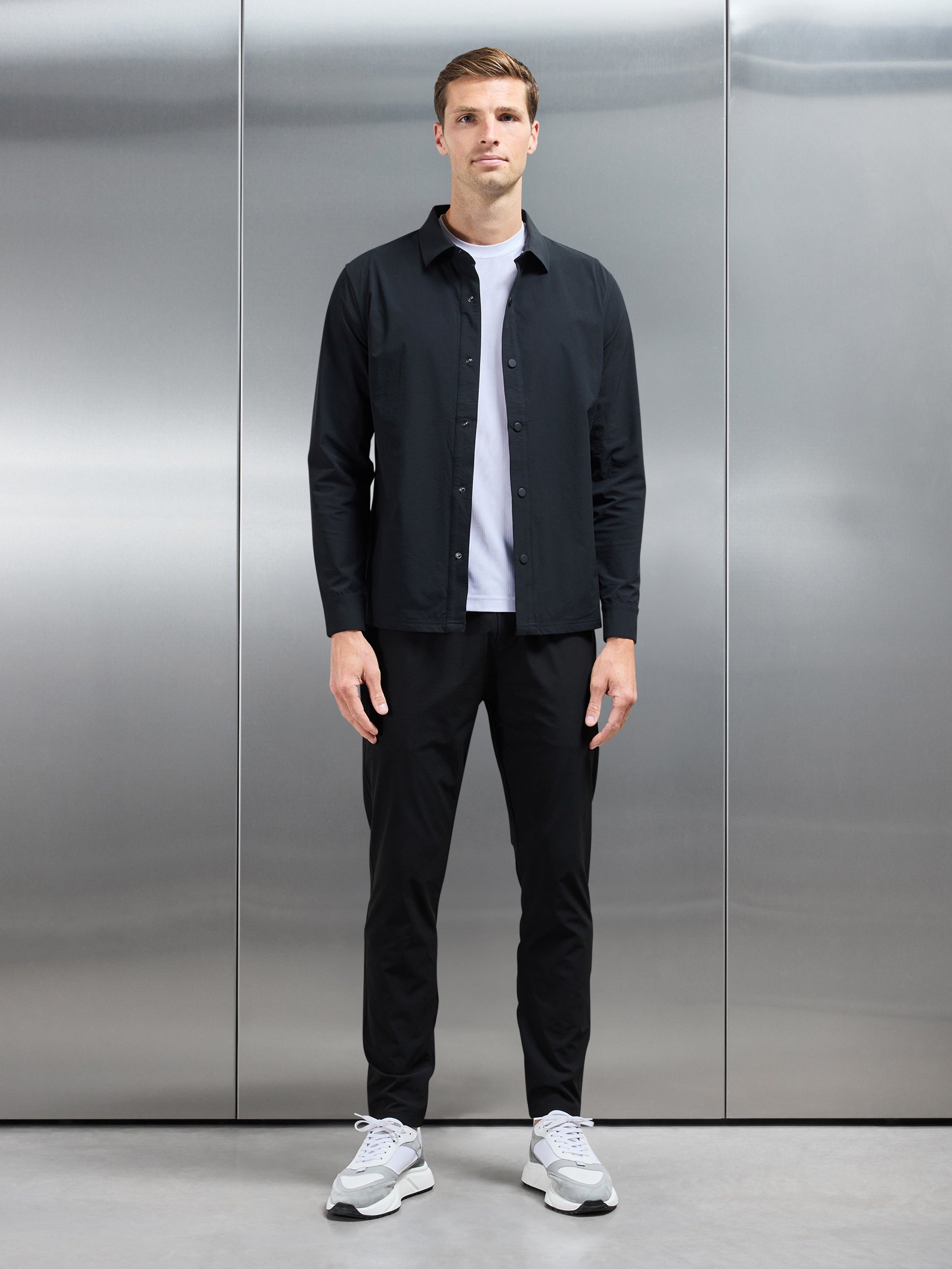 Active Technical Overshirt in Black