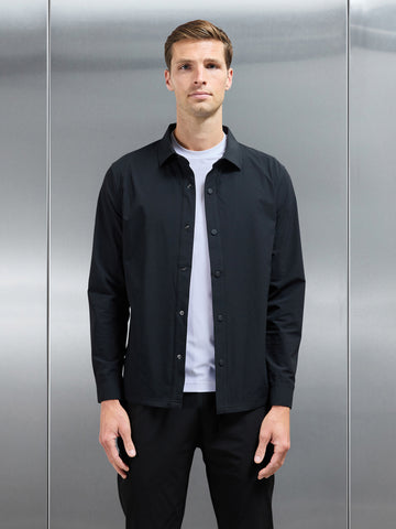 Active Technical Overshirt in Black