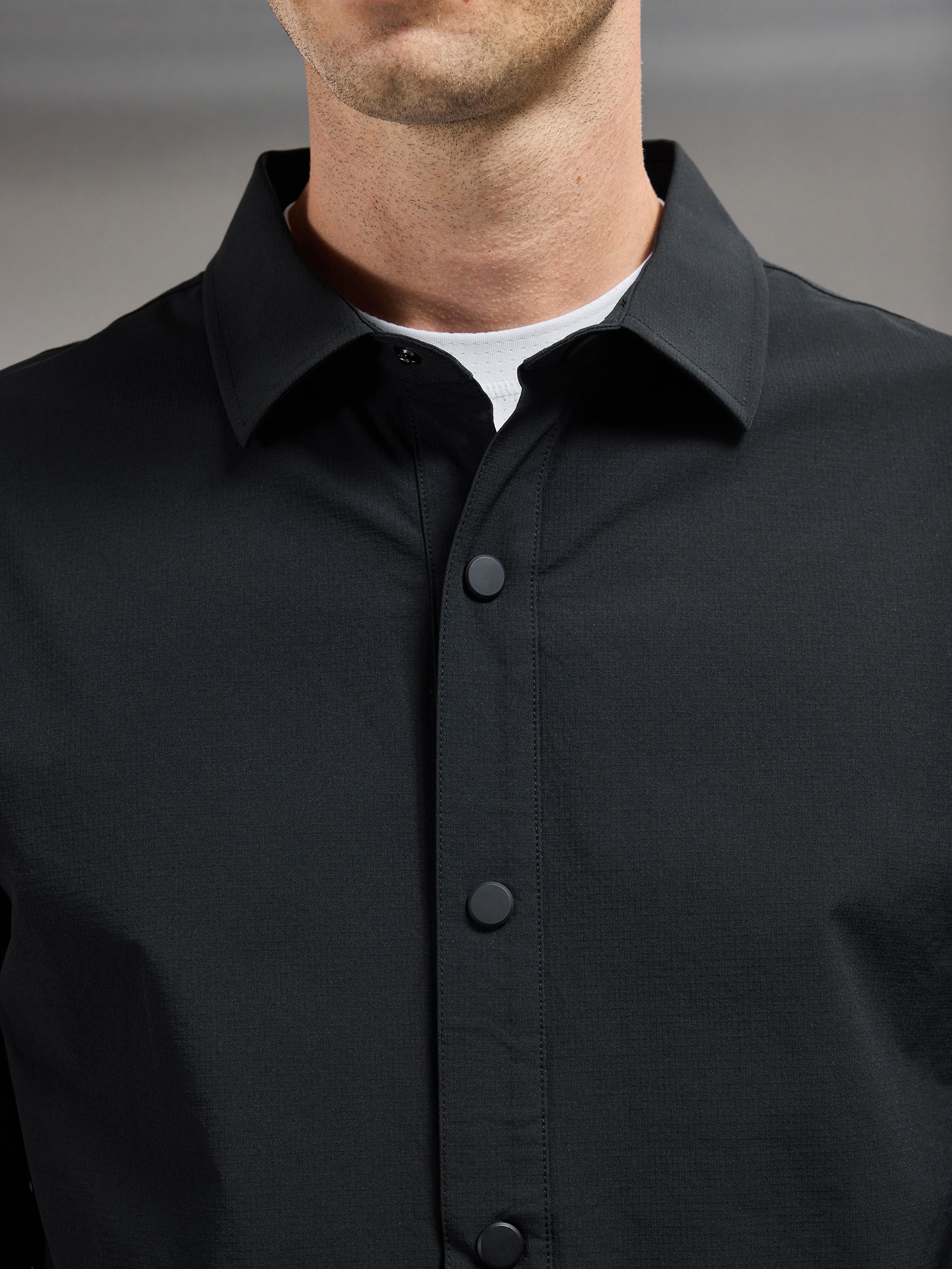 Active Technical Overshirt in Black