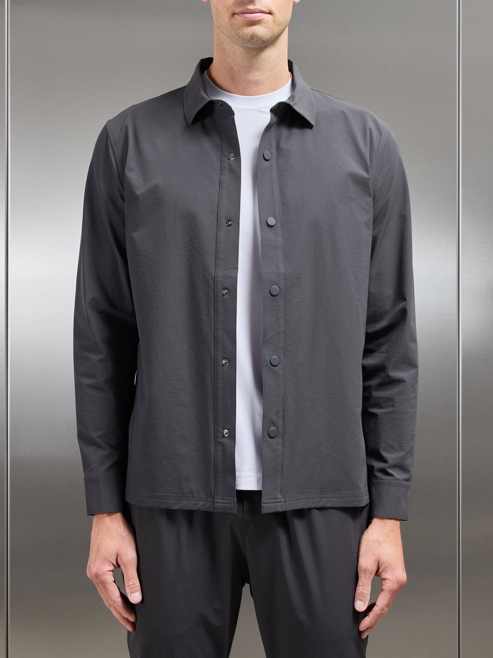 Active Technical Overshirt in Grey