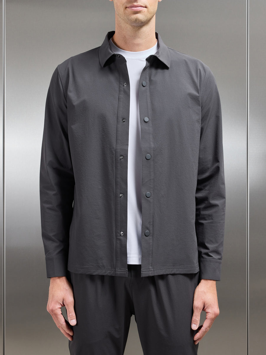 Active Technical Overshirt Grey Image 1