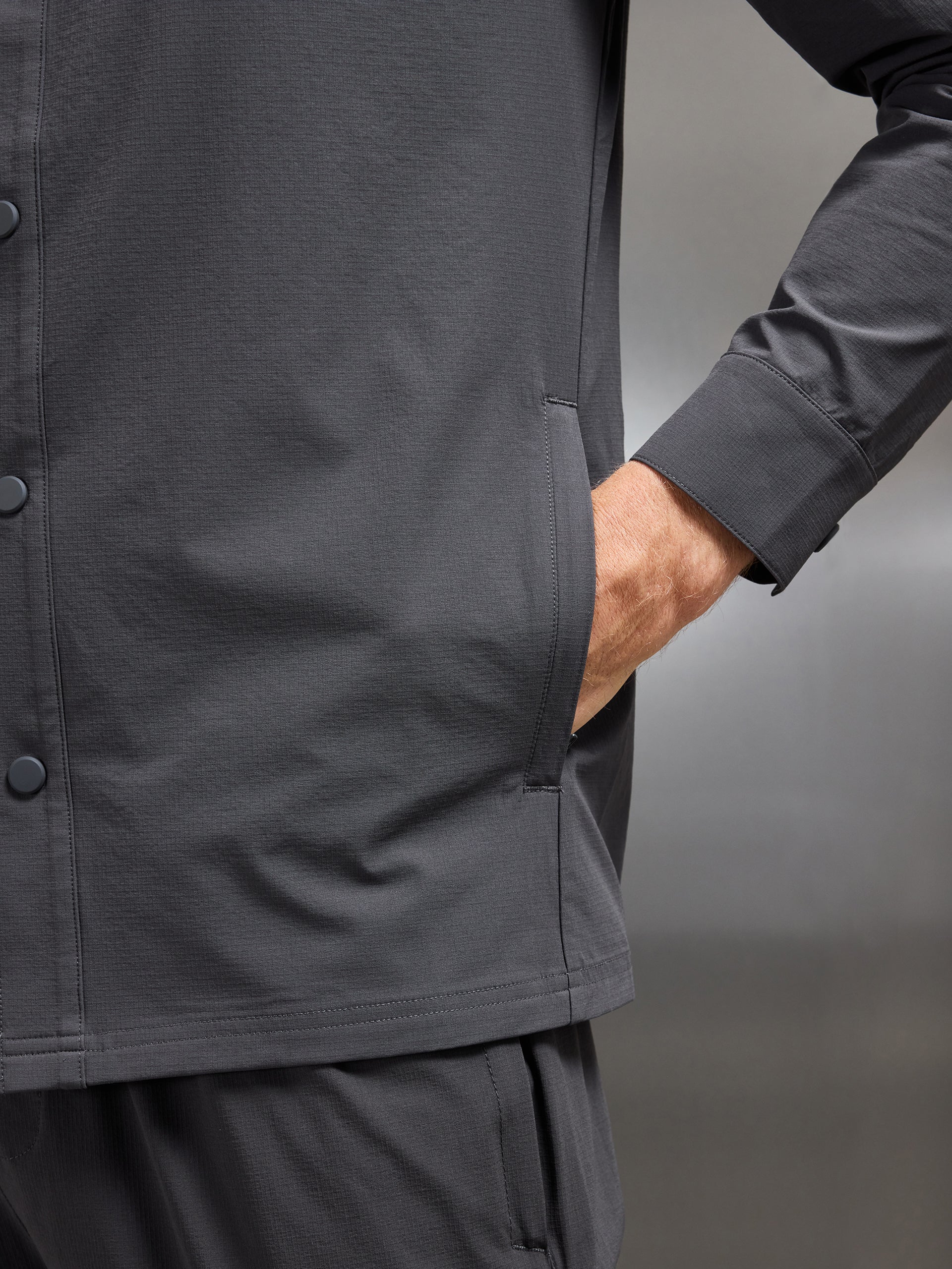 Active Technical Overshirt in Grey