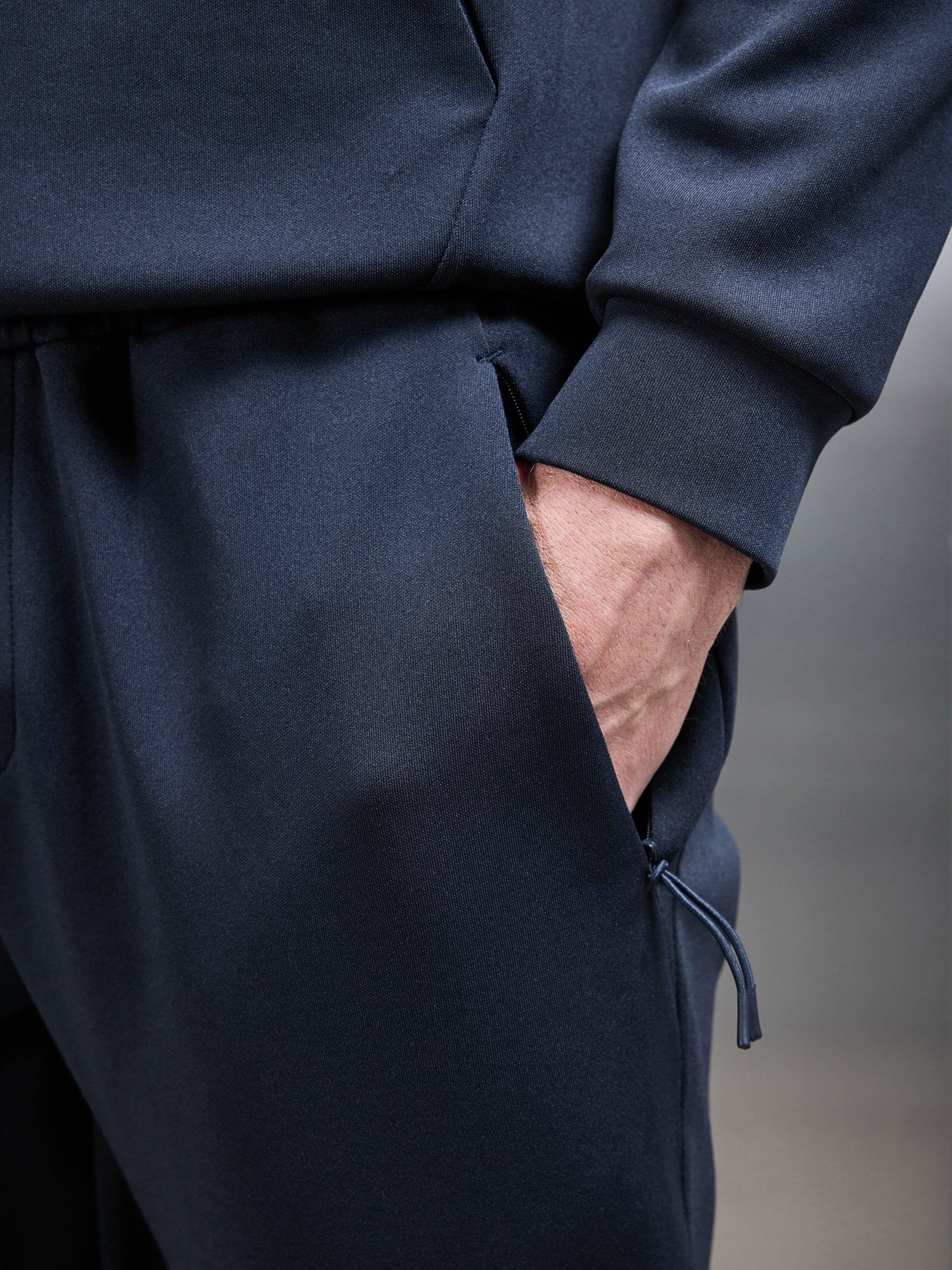 Active Technical Tapered Jogger in Navy