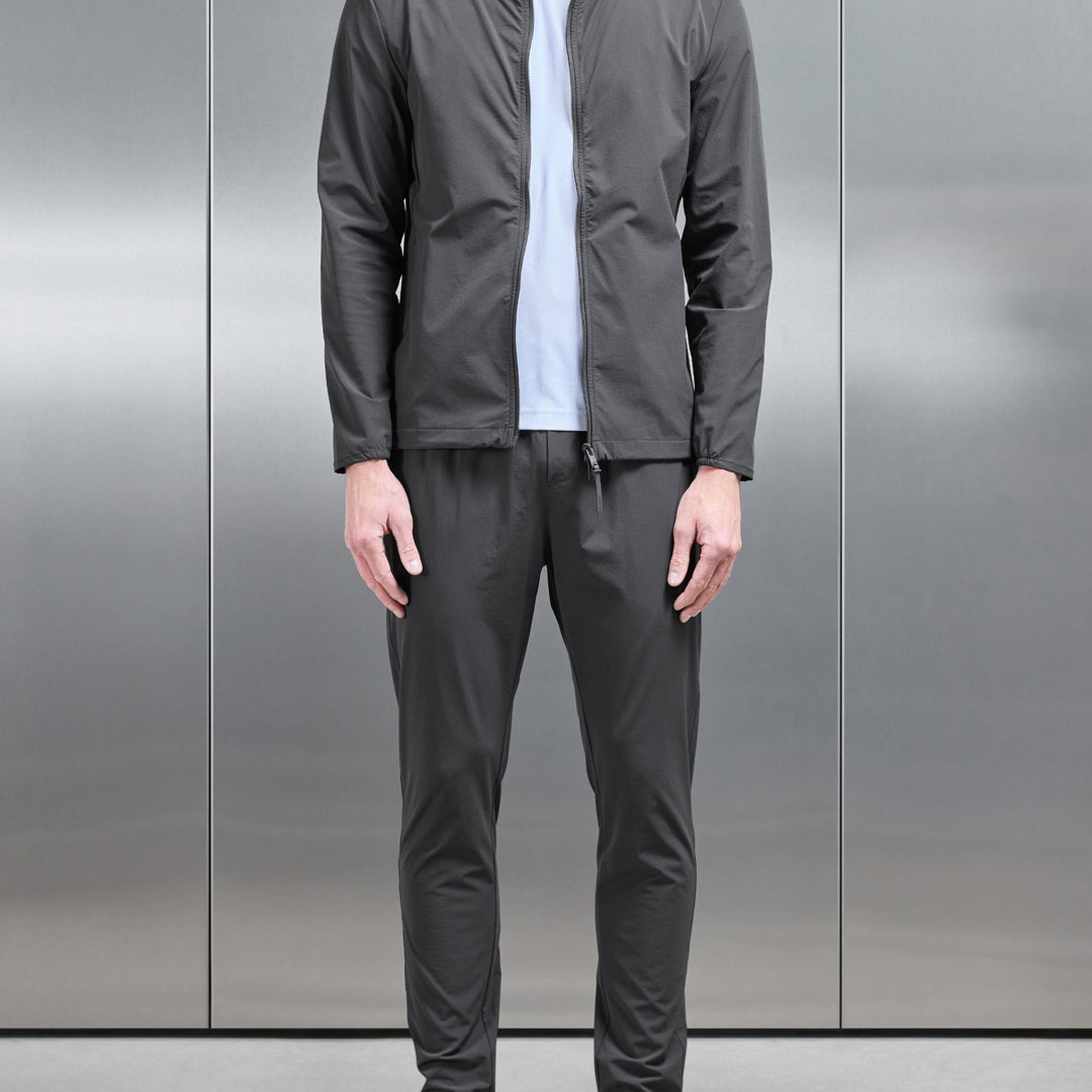 Active Technical Tapered Trackpant in Grey