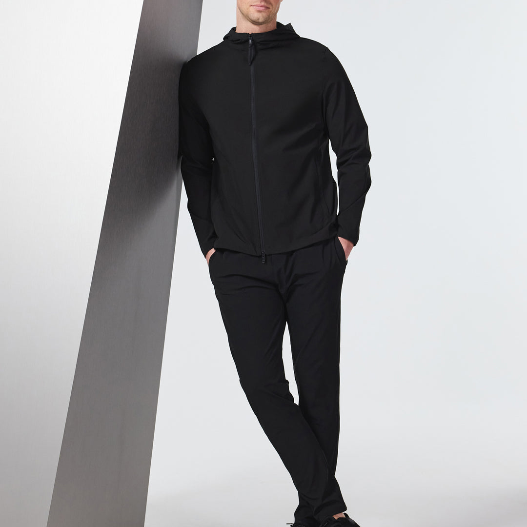 Active Technical Tapered Trackpant in Black