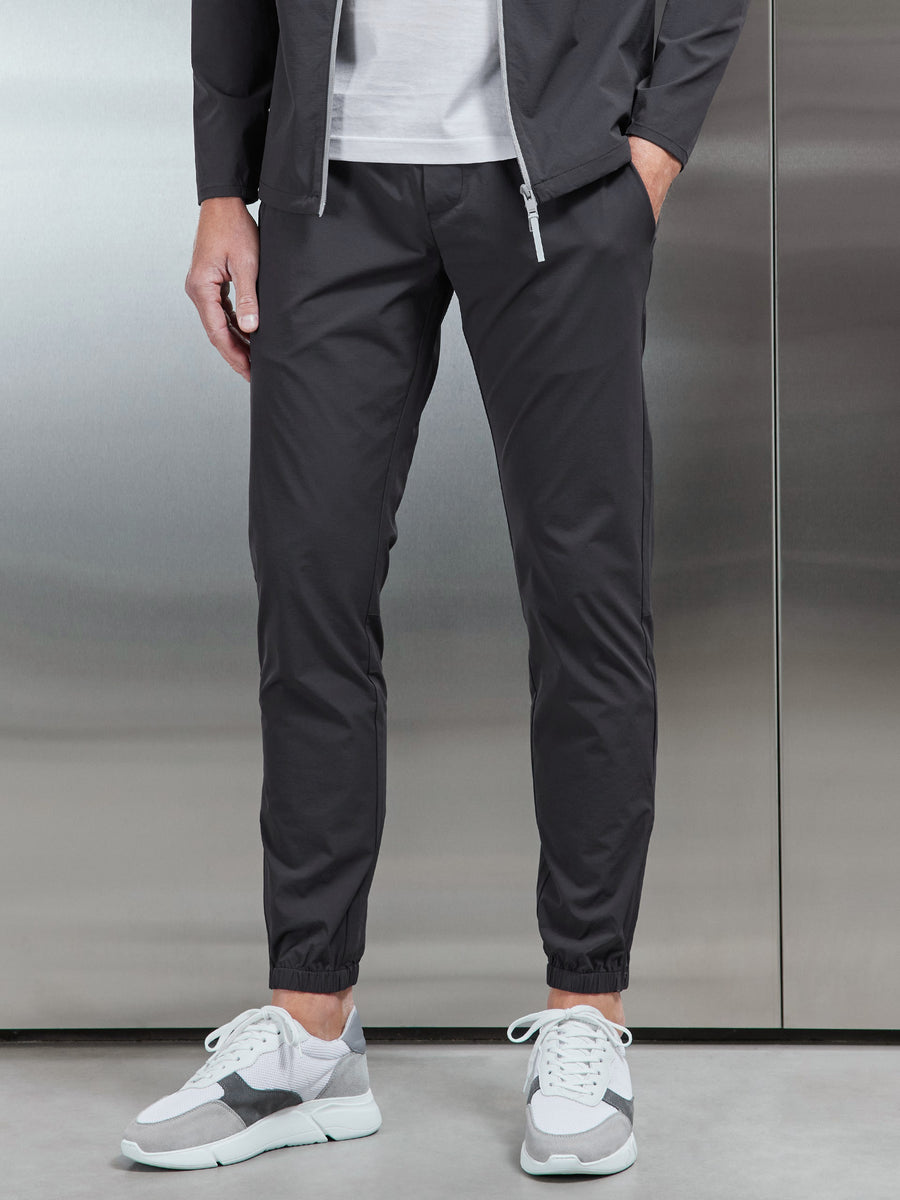 Active Technical Cuffed Trackpant in Grey