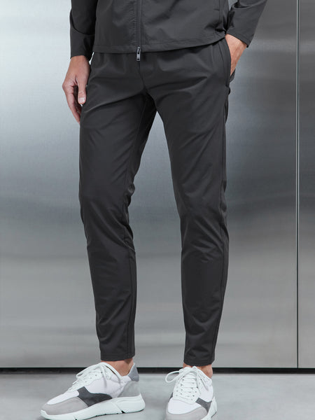 Active Technical Tapered Trackpant in Grey