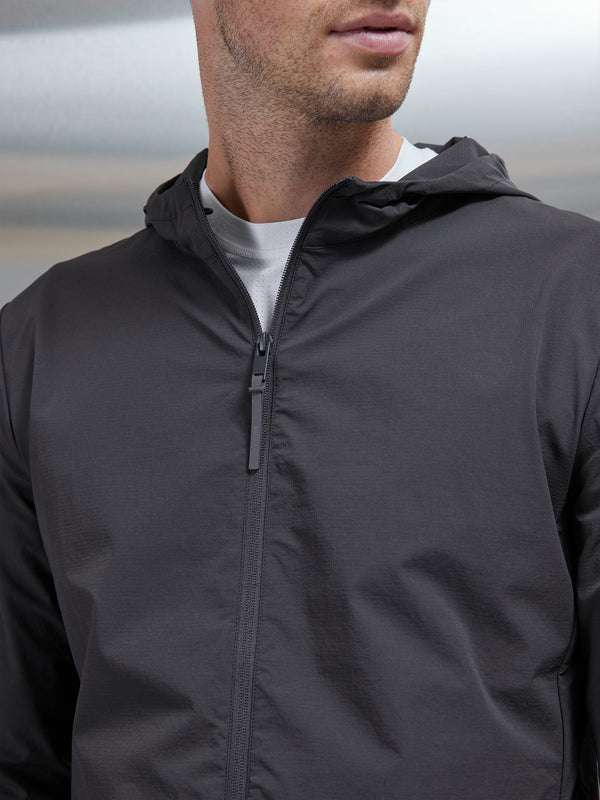 Active Technical Windbreaker in Grey