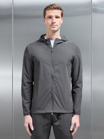 Active Technical Windbreaker in Grey