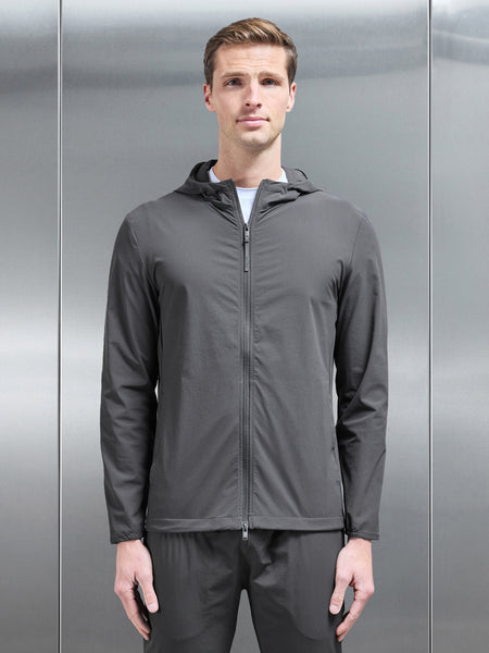Active Technical Windbreaker in Grey