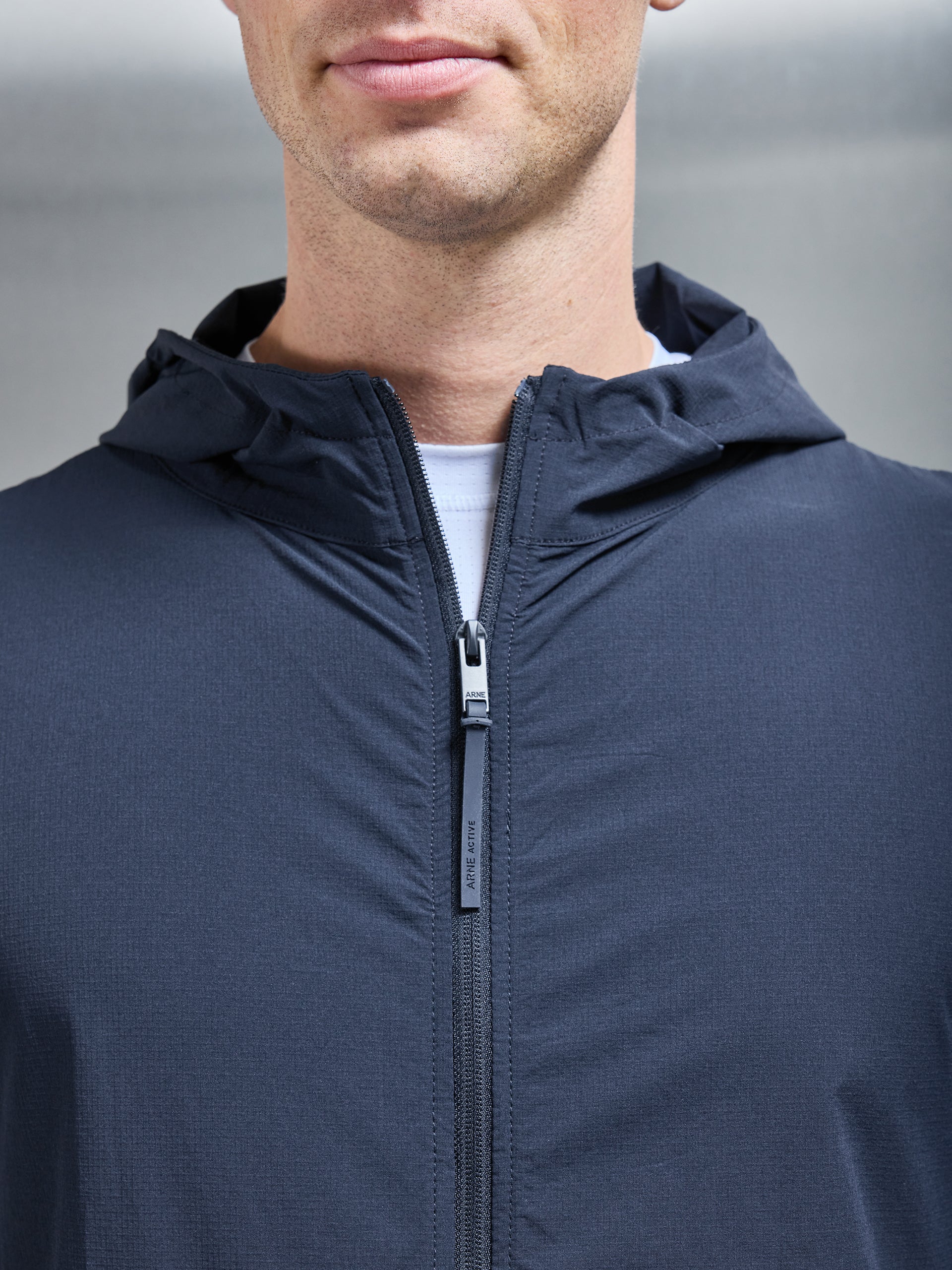 Active Technical Windbreaker in Navy