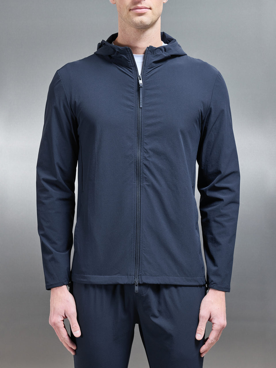 Active Technical Windbreaker in Navy