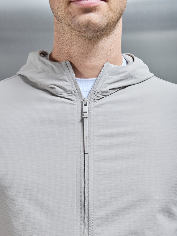 Active Technical Windbreaker in Stone