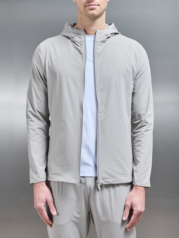 Active Technical Windbreaker in Stone