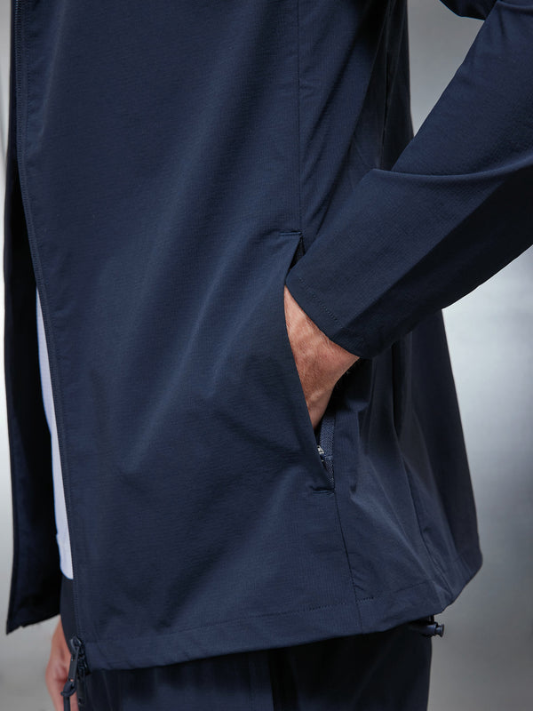 Active Technical Windbreaker in Navy