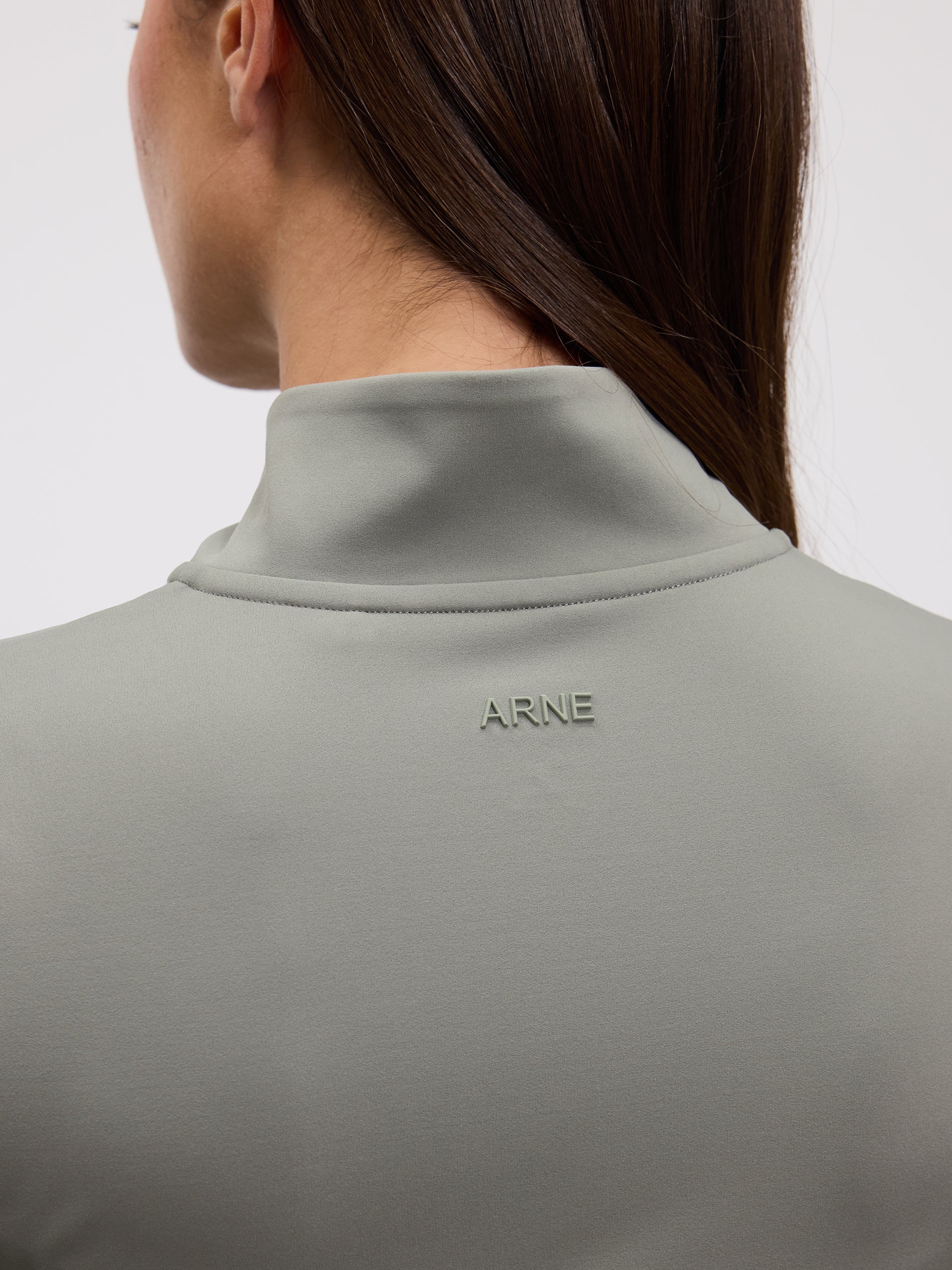 Womens Active Zip Through Jacket in Sage