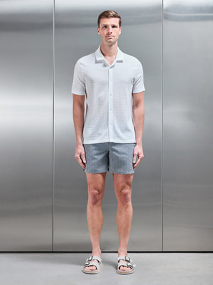 Amalfi Side Adjuster Printed Swim Short in Grey