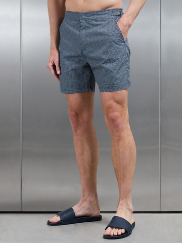 Amalfi Tailored Swim Short in Navy