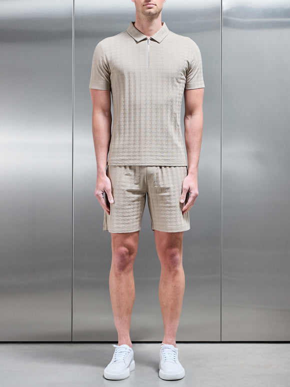 Arco Polo Shirt in Stone