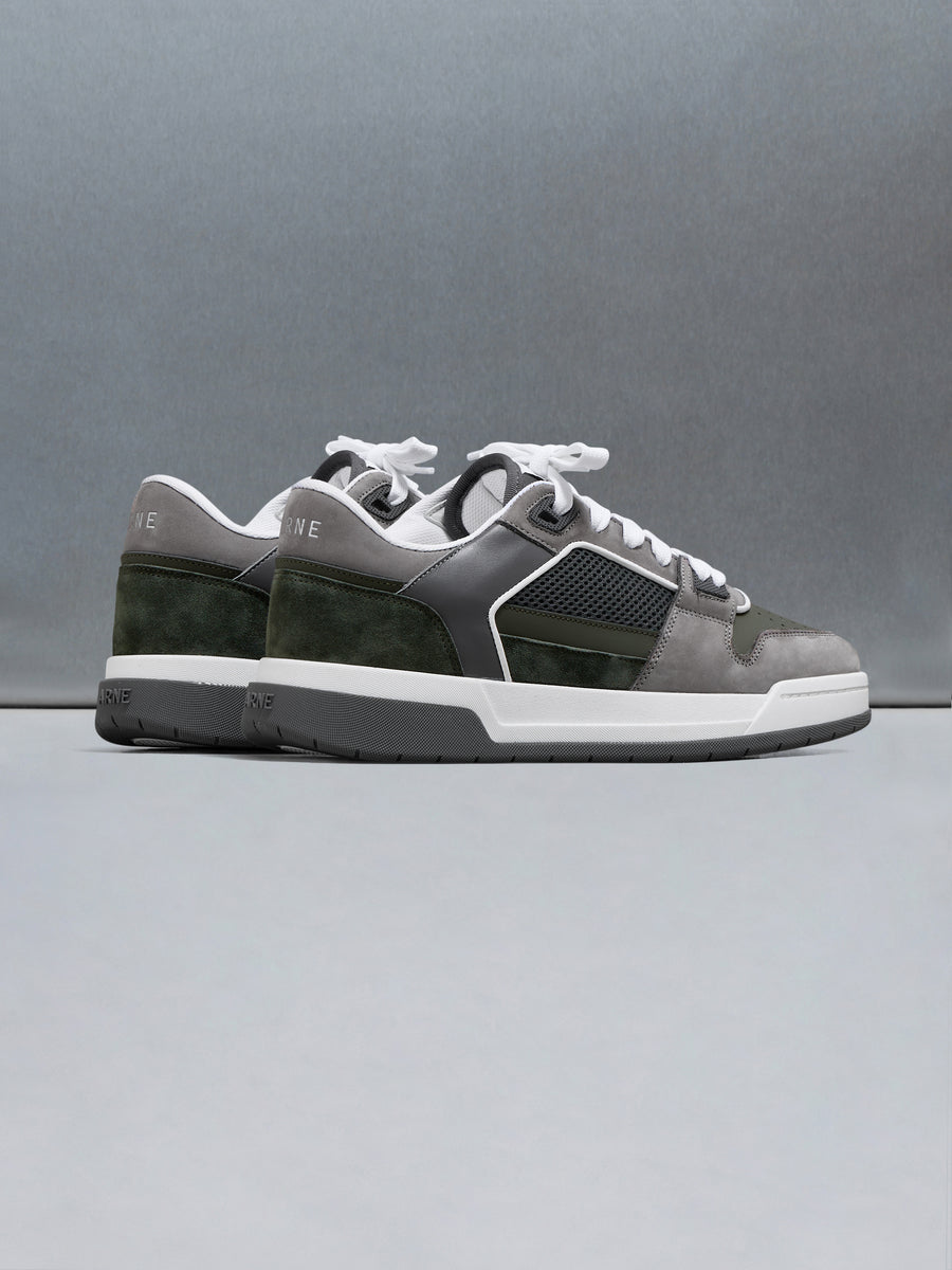 Basket Trainer in Forest Grey