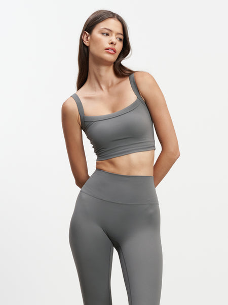 Womens Active Sports Bra in Grey