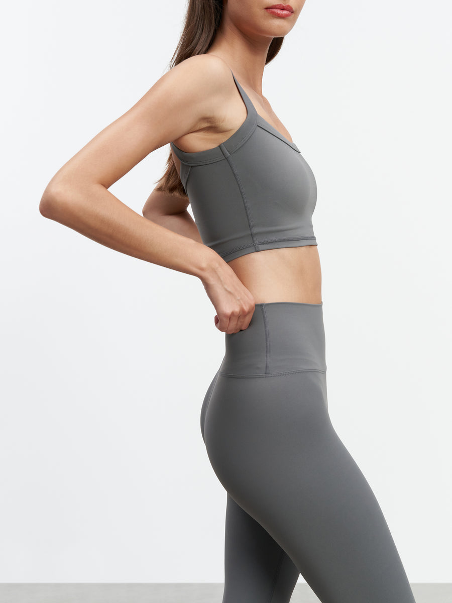Womens Active Sports Bra in Grey