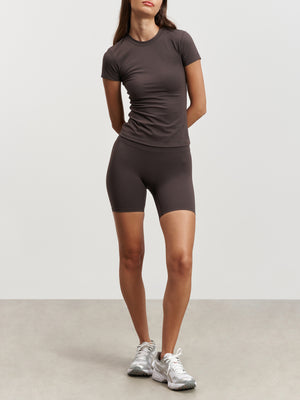Womens Active T-Shirt in Brown