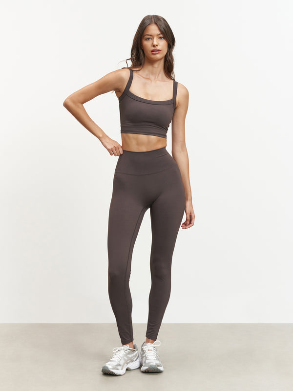 Womens Active Legging in Brown