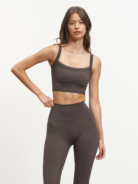 Womens Active Sports Bra in Brown