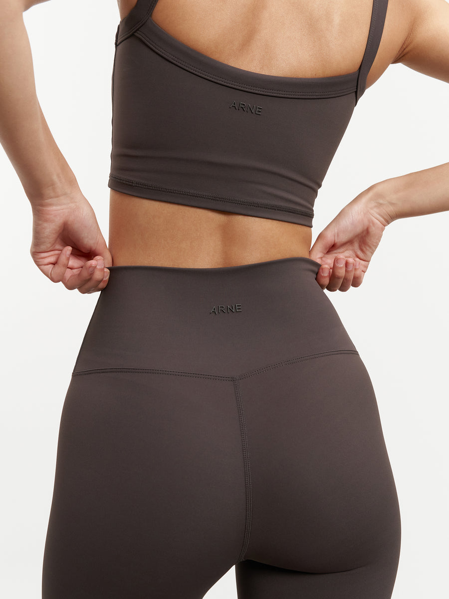 Womens Active Legging in Brown