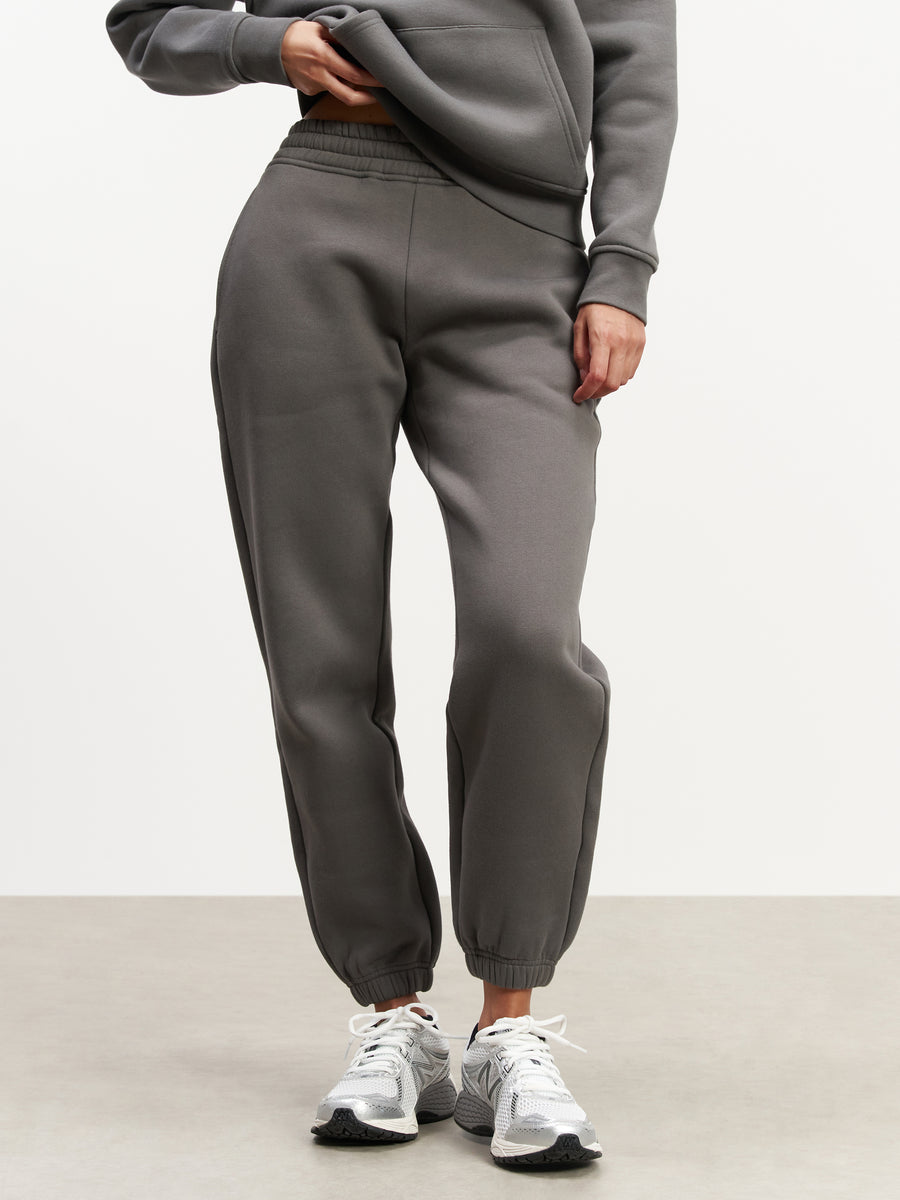 Womens Relaxed Cuffed Jogger in Grey