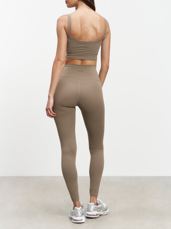 Womens Active Legging in Taupe
