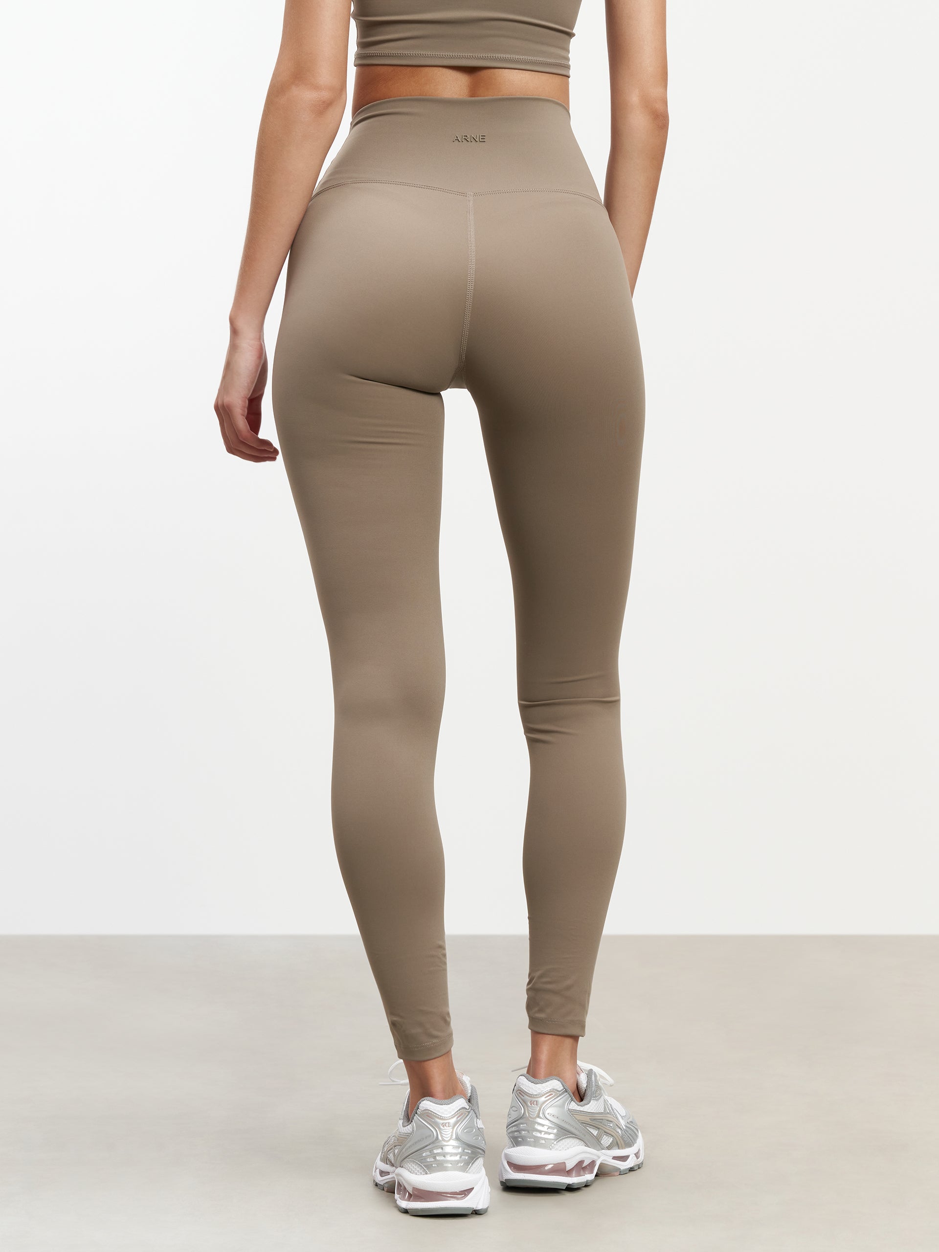 Womens Active Legging in Taupe