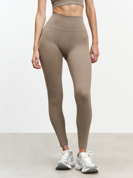 Womens Active Legging in Taupe