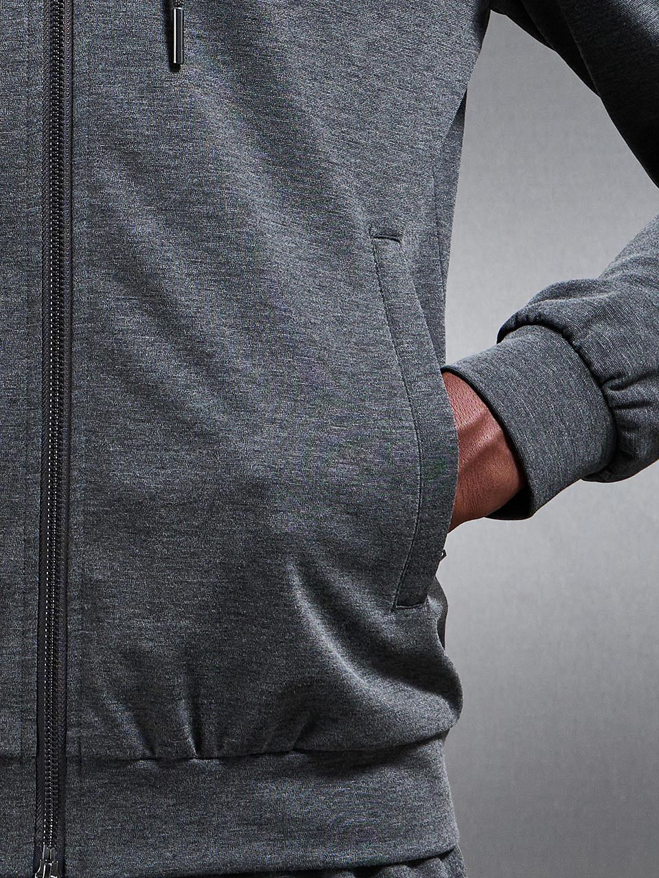 Athleisure Jacket in Dark Grey