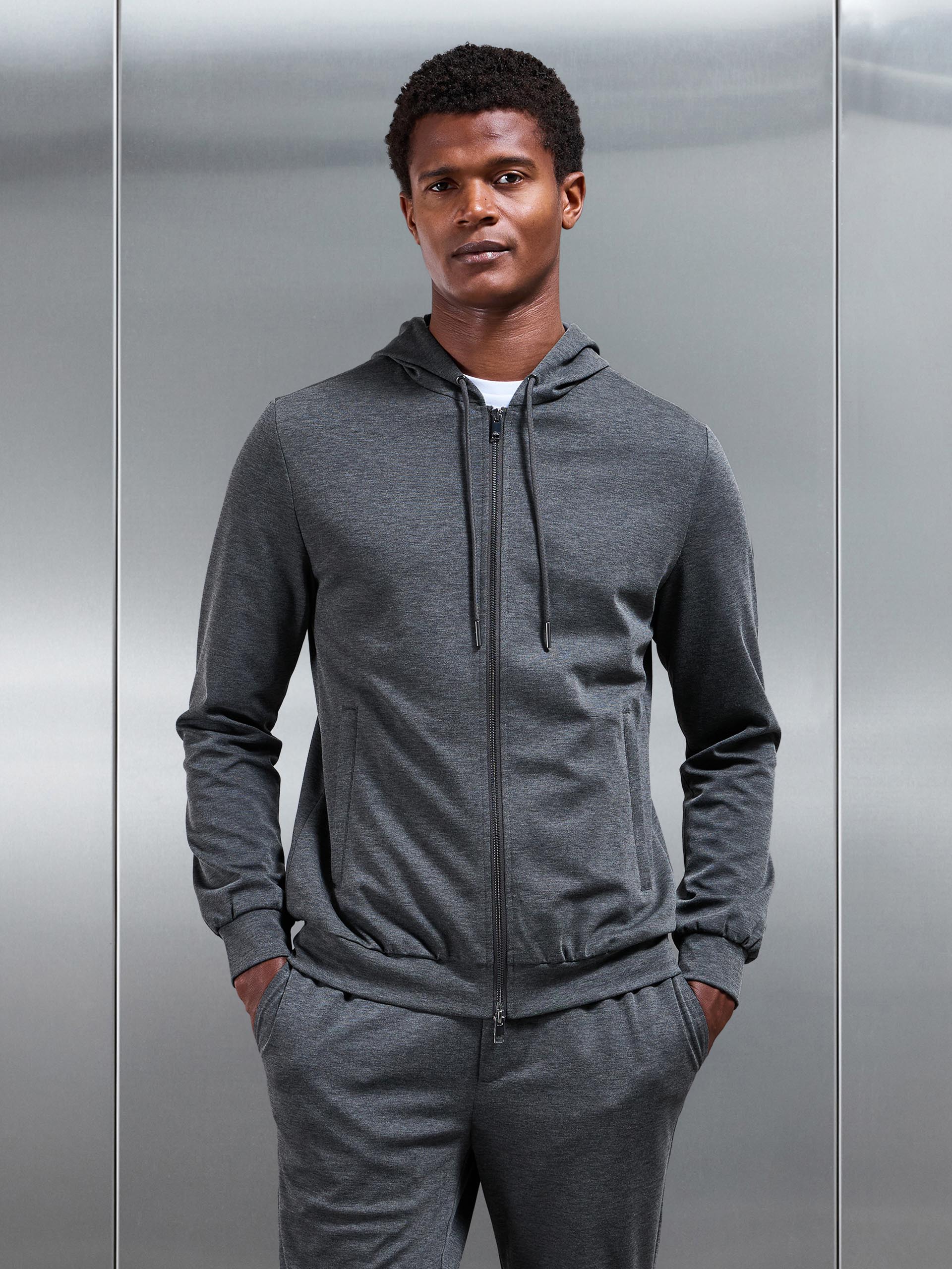 Athleisure Jacket in Dark Grey