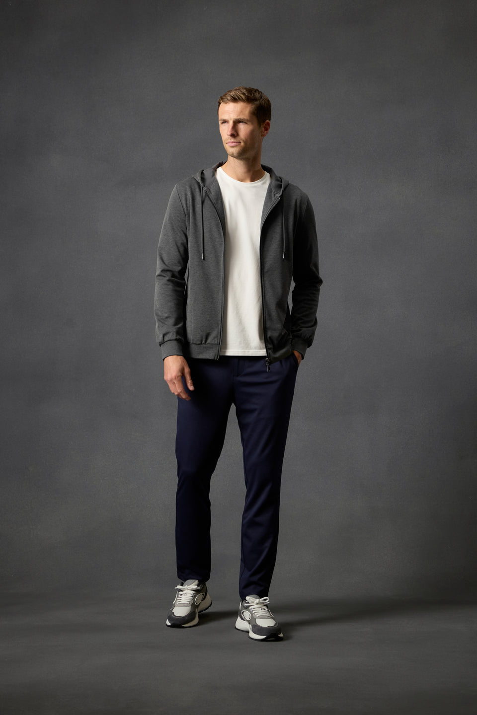 Athleisure Jacket in Dark Grey