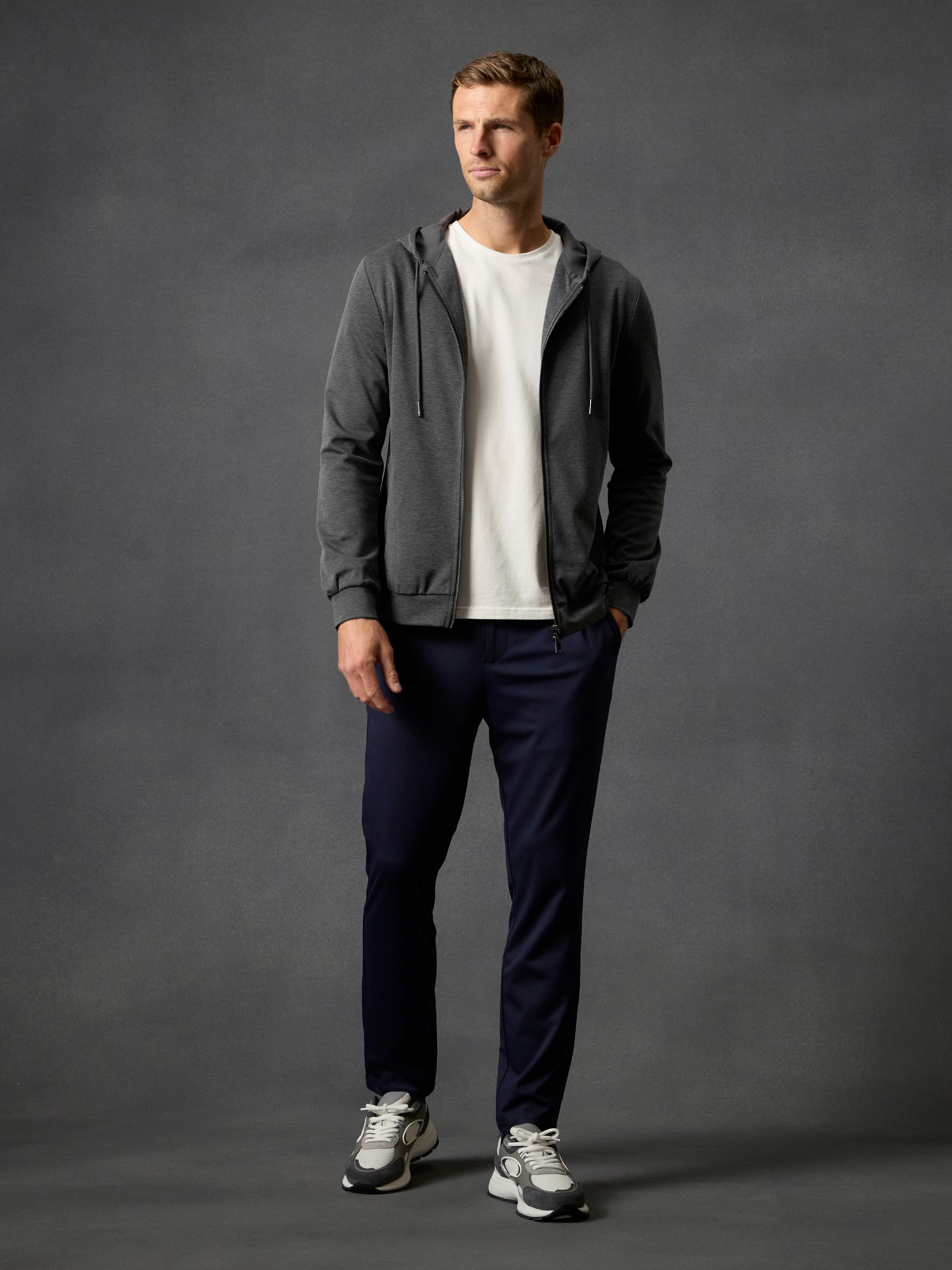 Athleisure Jacket in Dark Grey