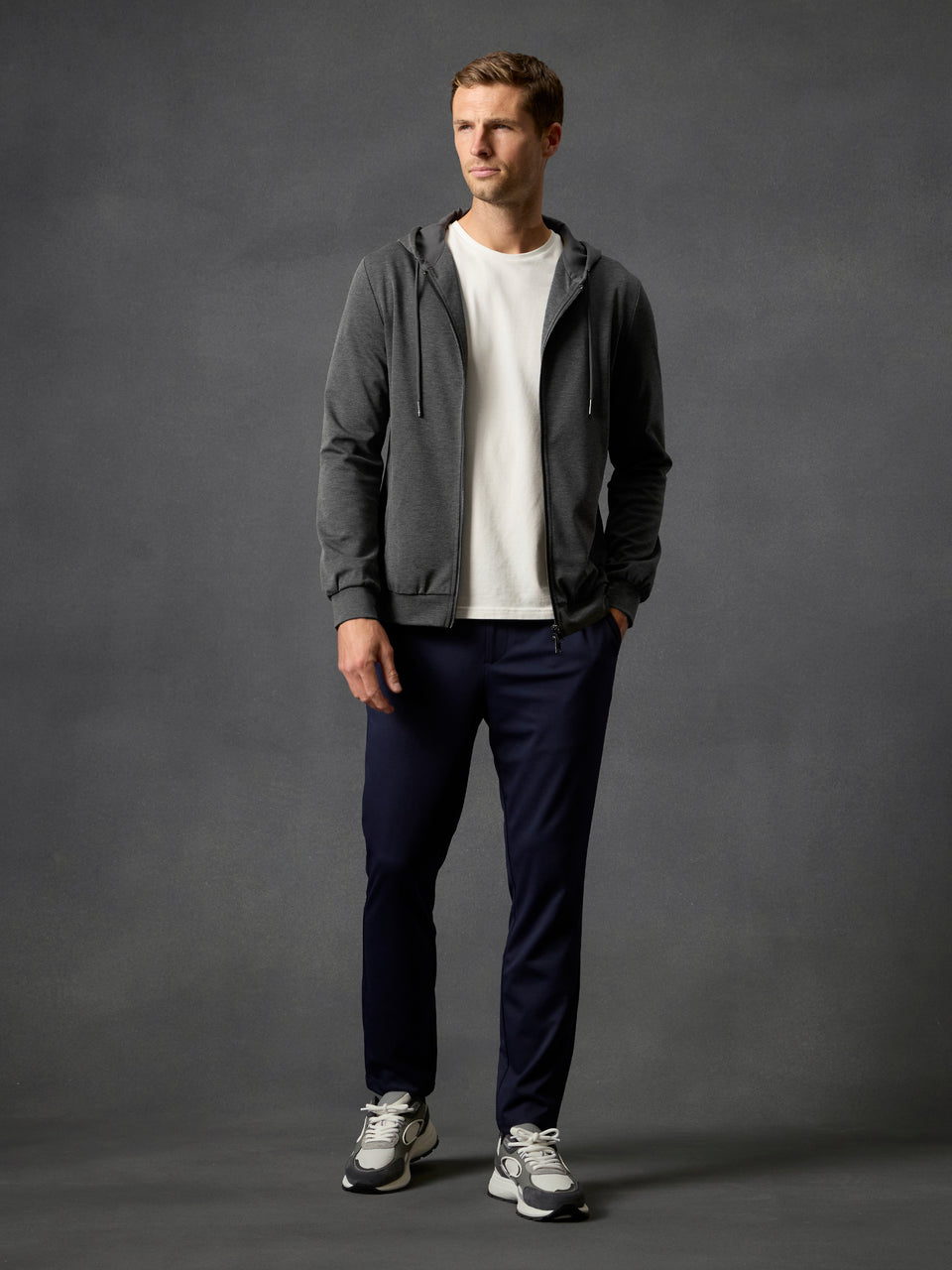 Athleisure Jacket in Dark Grey