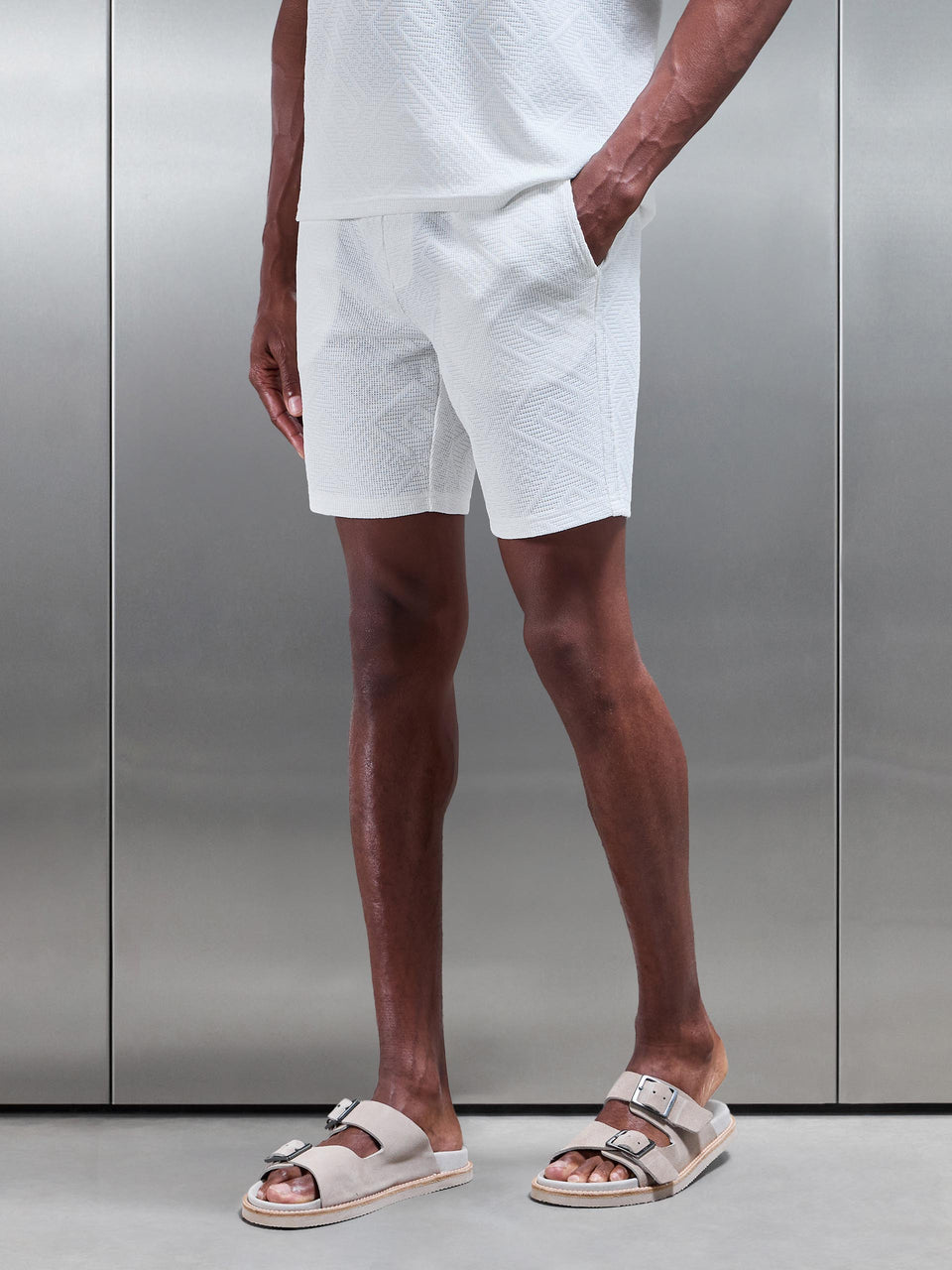 Aztec Short in White