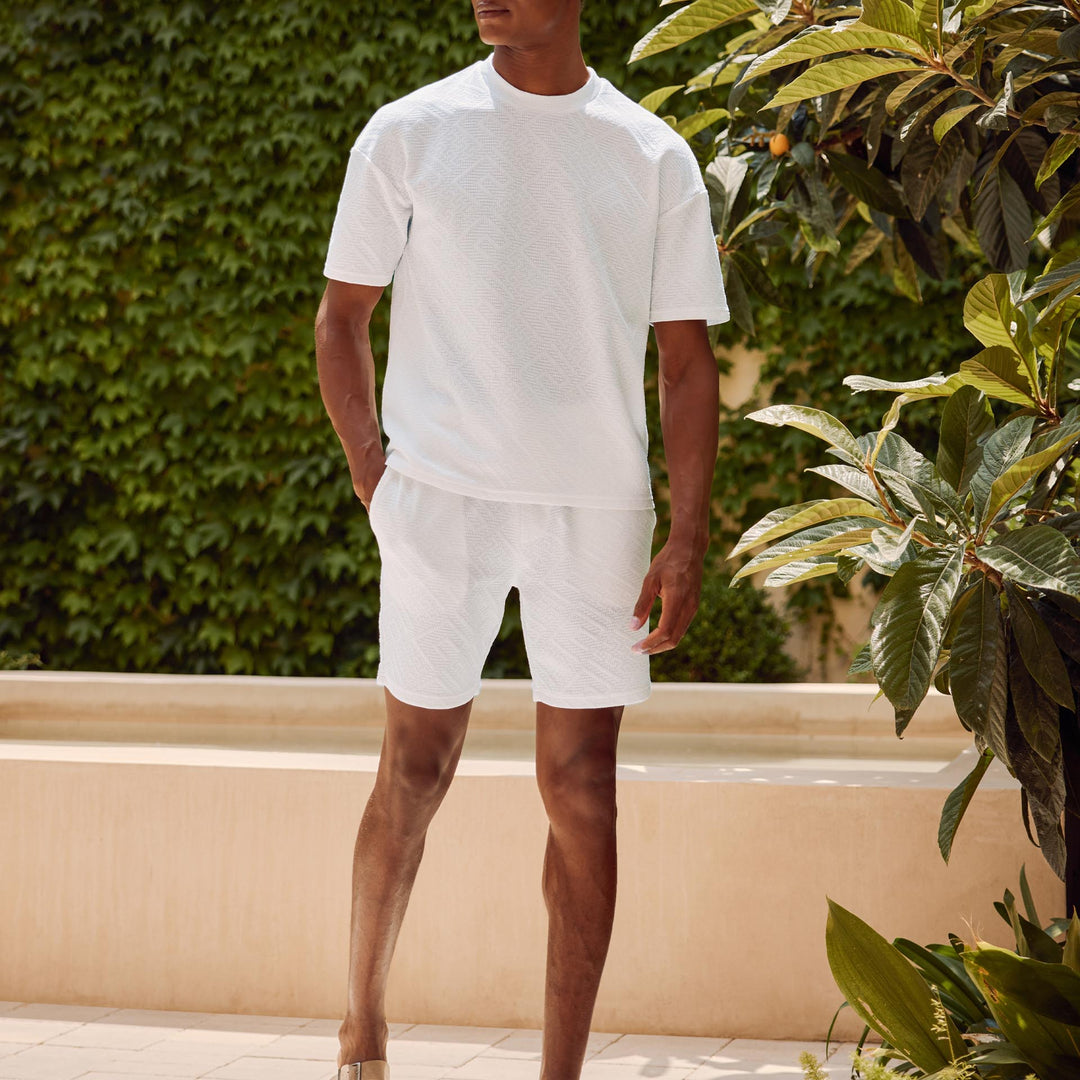 Aztec Short in White