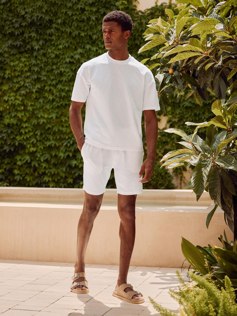 Aztec Short in White