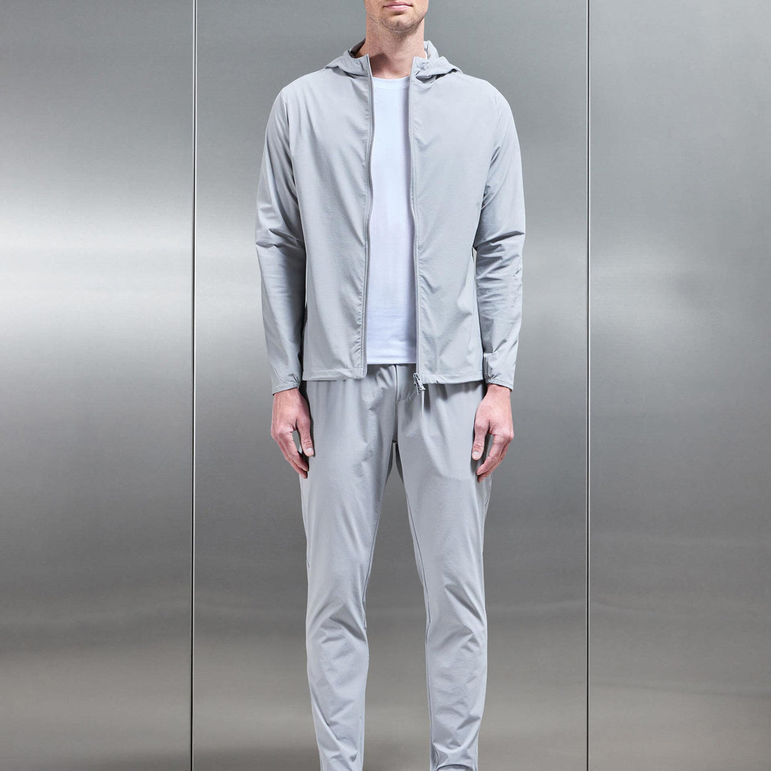 Active Technical Tapered Trackpant in Mid Grey