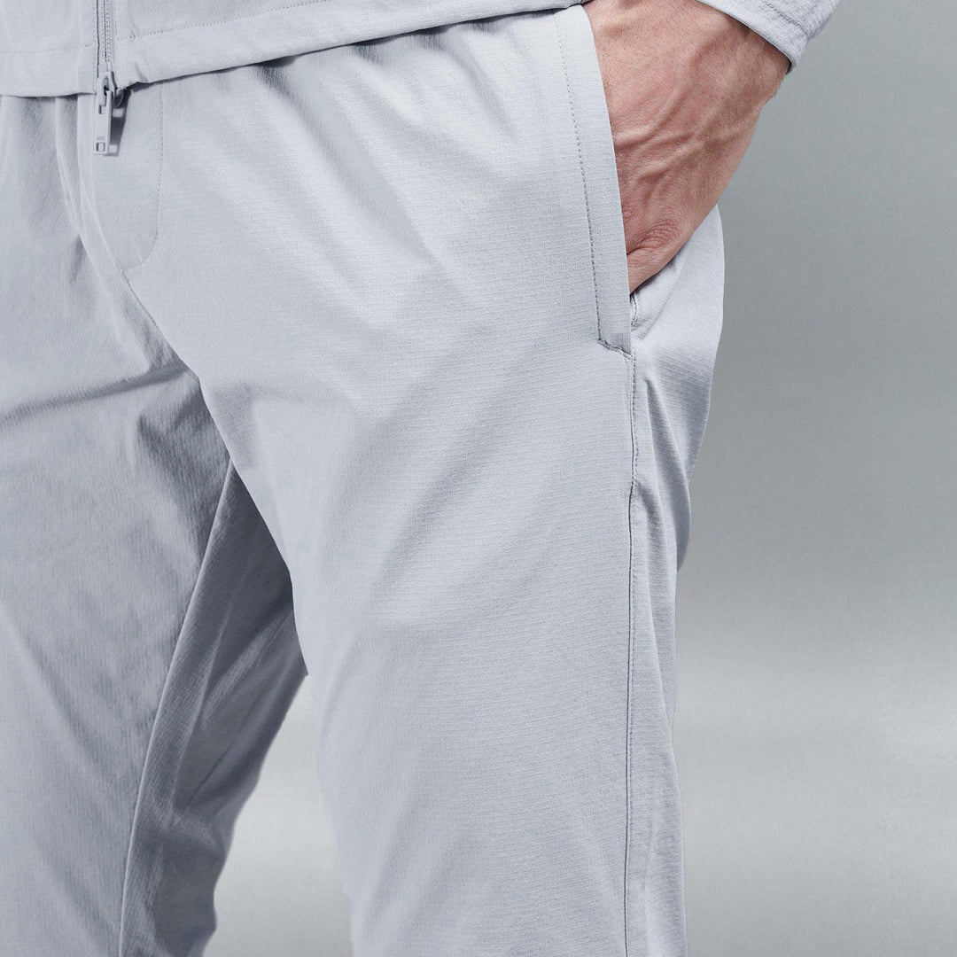 Active Technical Tapered Trackpant in Mid Grey
